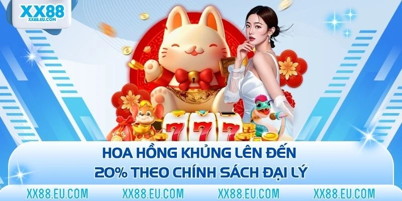 Hoa hồng khủng lên đến 20% theo chính sách đại lý